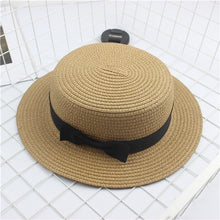 Load image into Gallery viewer, Straw Summer Cap